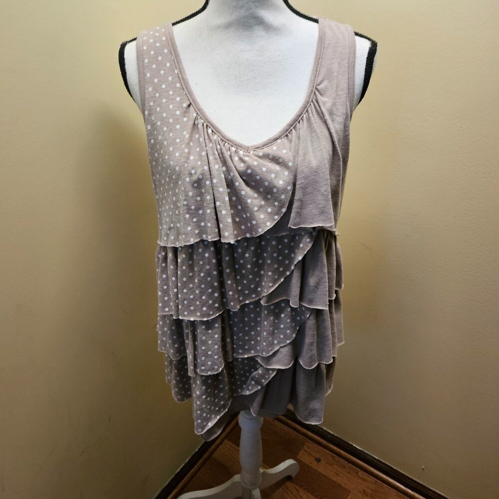 French Laundry Four Tier Ruffle Ladies Top